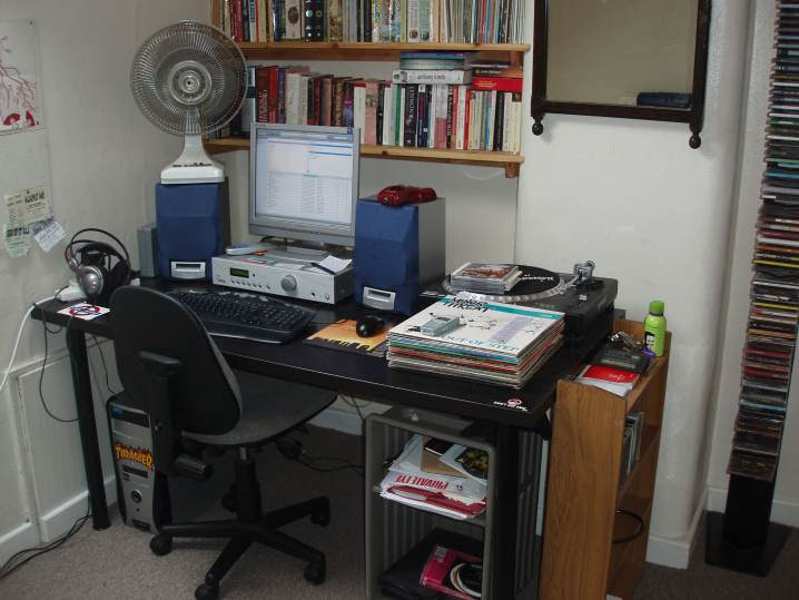 My student bedroom in 2006. Imagine me slumped over the keyboard having fallen asleep posting on the Official AFI Messageboard.