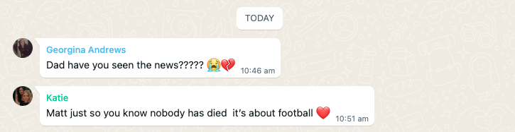 This image tells you a lot about both men in the chat