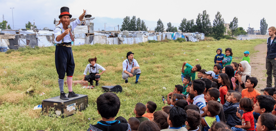 The Flying Seagulls at work, led by “Bash”