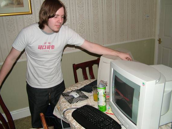 Your humble author, two decades ago